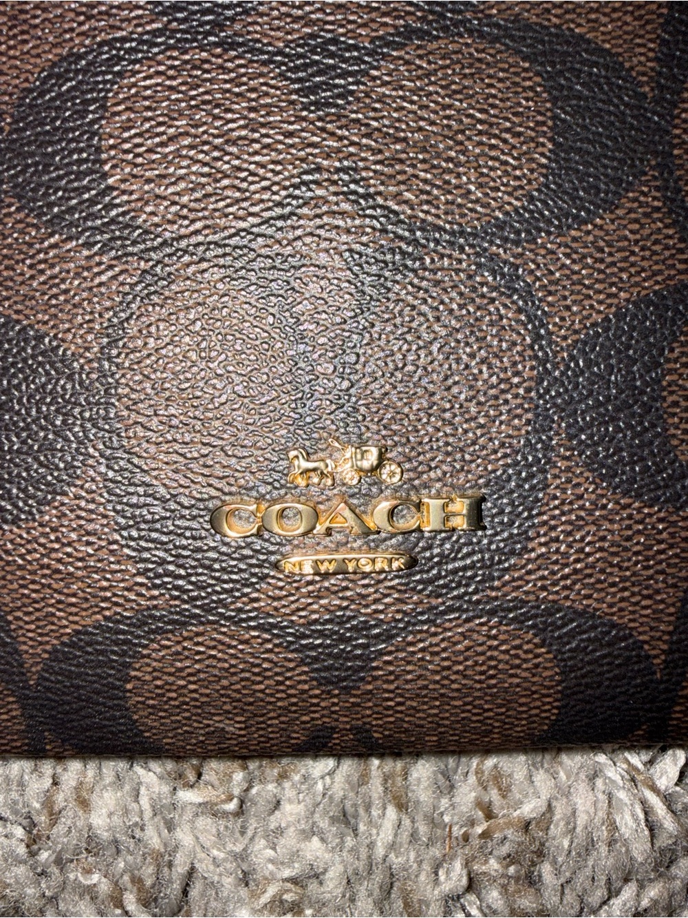 Coach Double Sip Wallet Wristlet - Picture 9 of 9